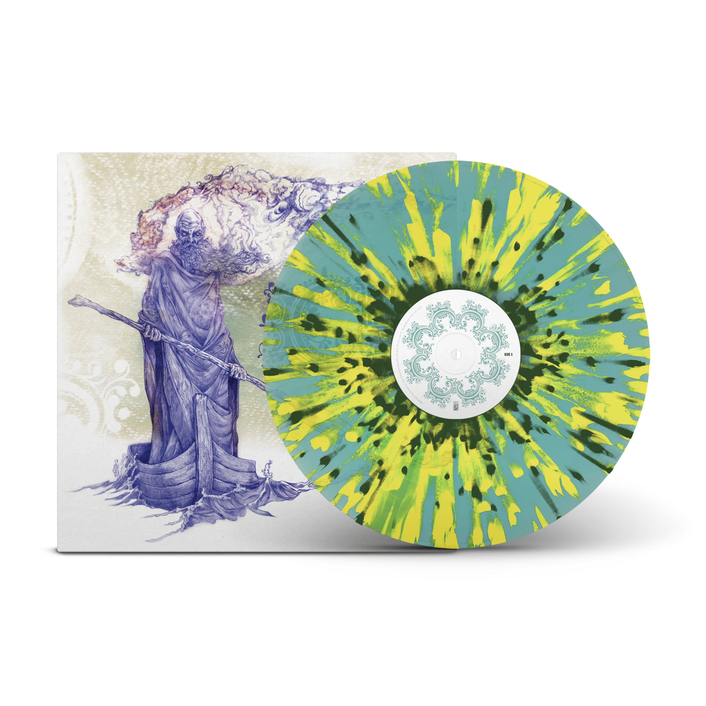 chiodos one day women will all become monsters All's Well That Ends Well Clear Turquoise with Yellow & Green Splatter – Rude Records Shop