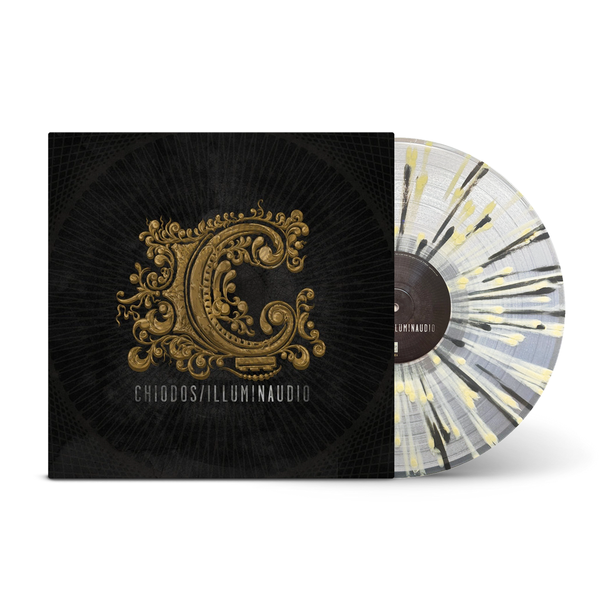 Illuminaudio Clear with Gold & Black Splatter LP