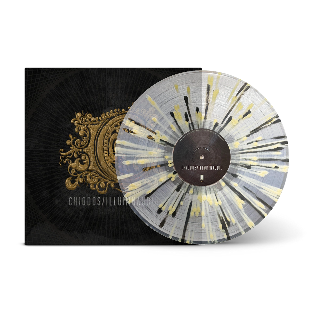 Illuminaudio Clear with Gold & Black Splatter LP