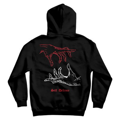 SELF DEFENCE Black Hoodie