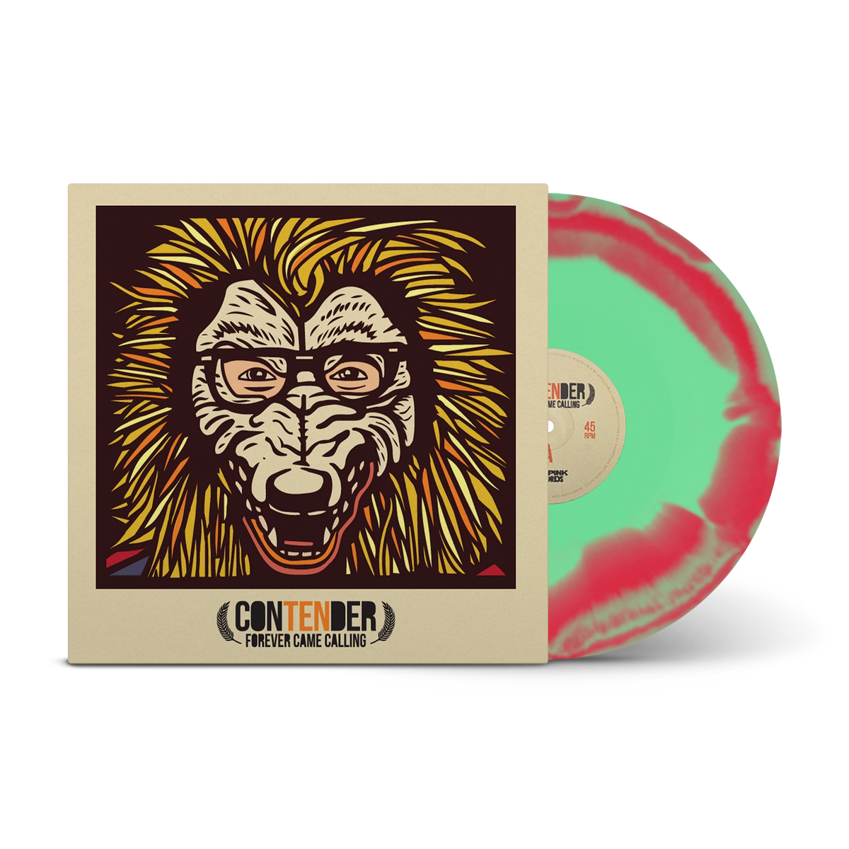 Contender Hot Pink & Green Smash LP