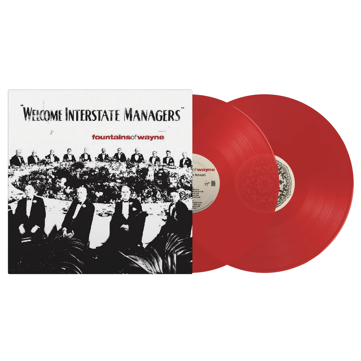 Welcome Interstate Managers Double Transparent Red Vinyl LP