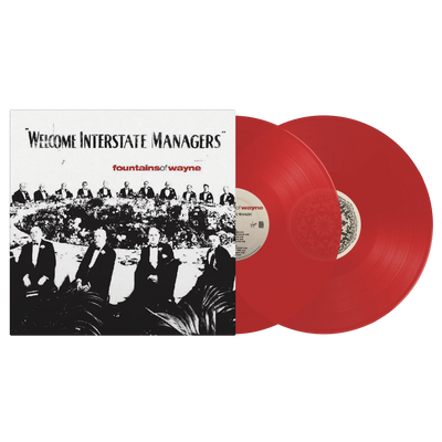 Welcome Interstate Managers Double Transparent Red Vinyl LP