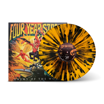 Enemy Of The World Orange and Black Splatter LP
