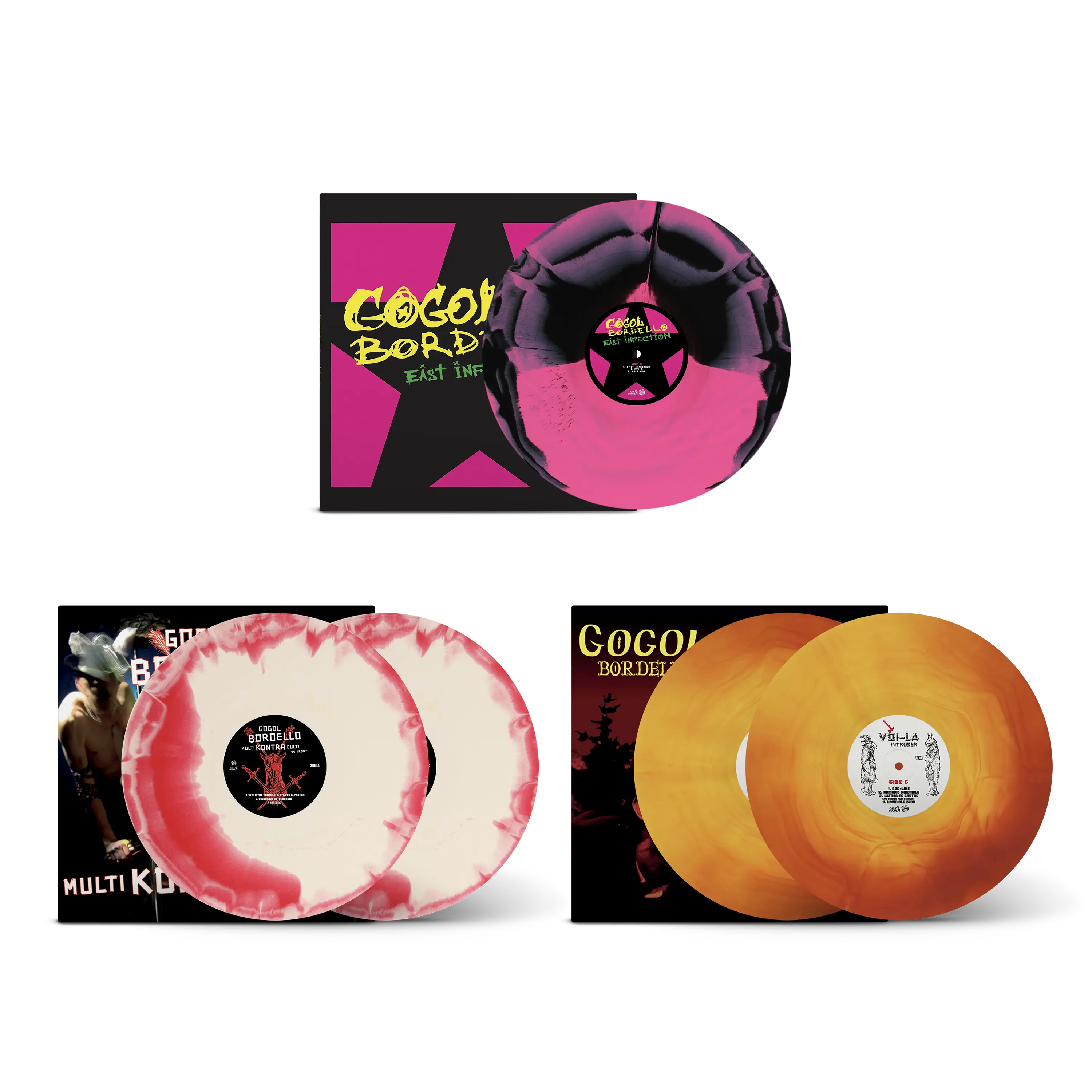 Gogol Bordello Exclusive Vinyl Bundle – Rude Records Shop
