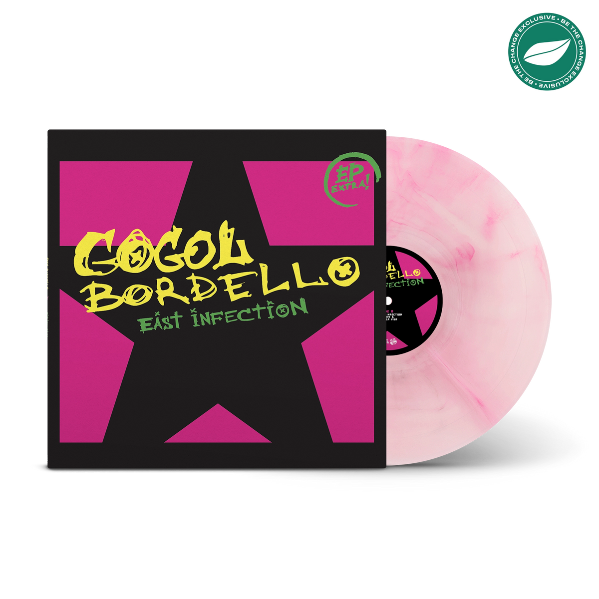 East Infection Transparent & Hot Pink Galaxy LP