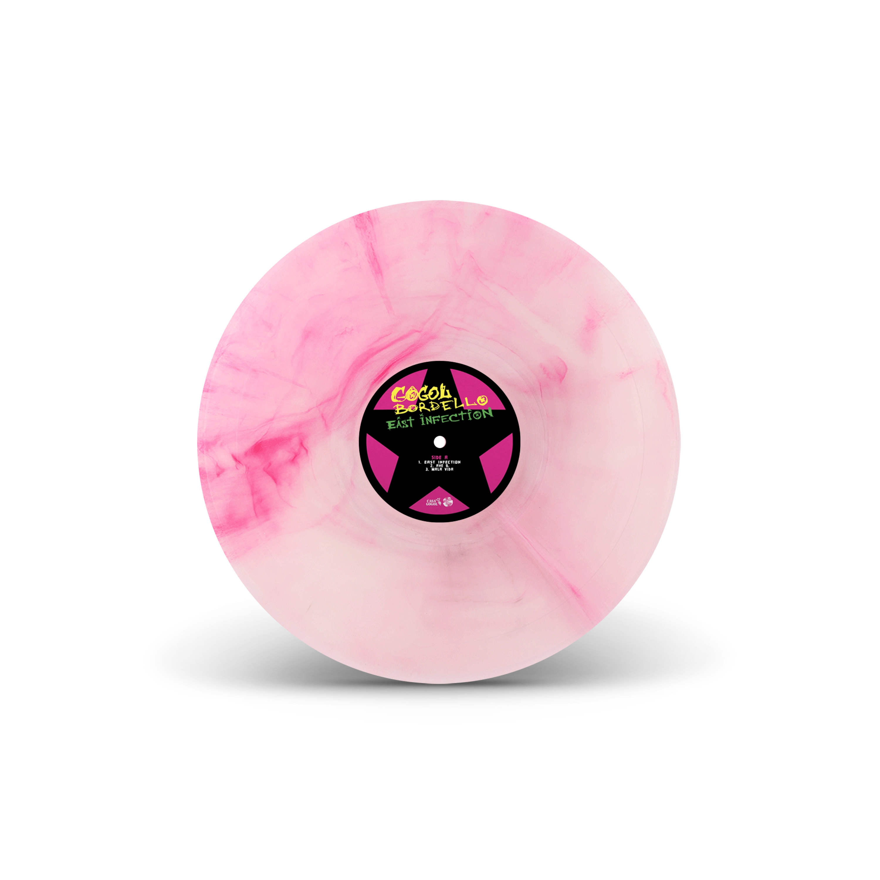 East Infection Transparent & Hot Pink Galaxy LP – Rude Records Shop