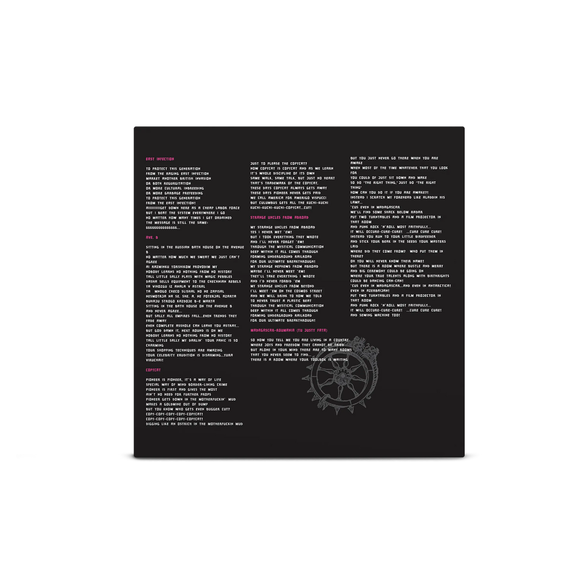 East Infection Black LP