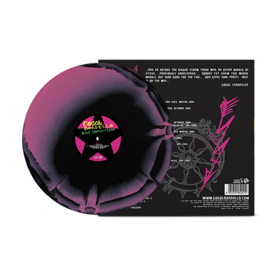 East Infection Hot Pink & Black A Side / B Side LP