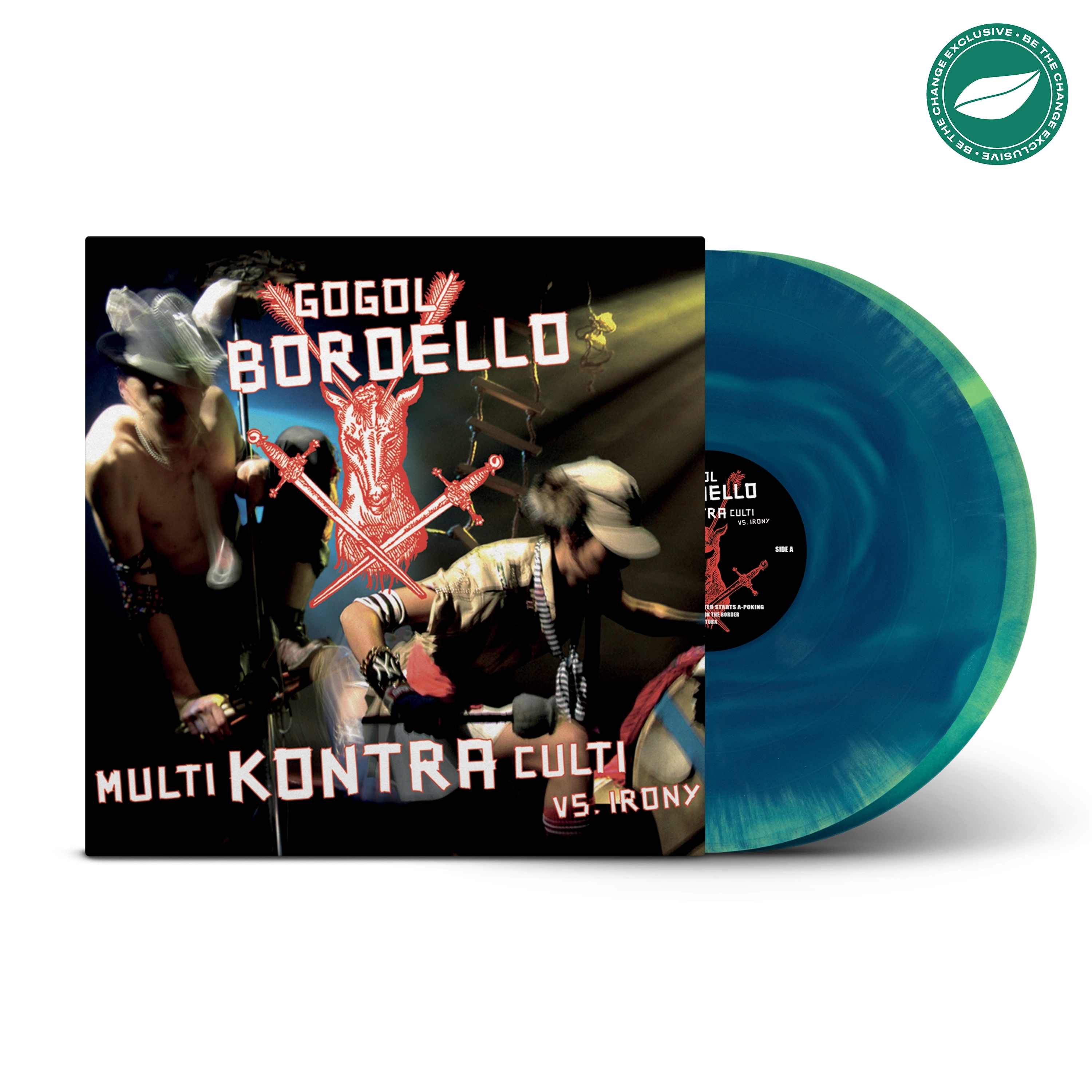 Multi Kontra Culti vs. Irony Translucent Blue & Green A/B Side Double ...