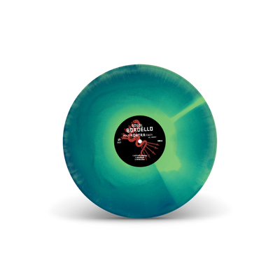 Multi Kontra Culti vs. Irony Translucent Blue & Green A/B Side Double LP