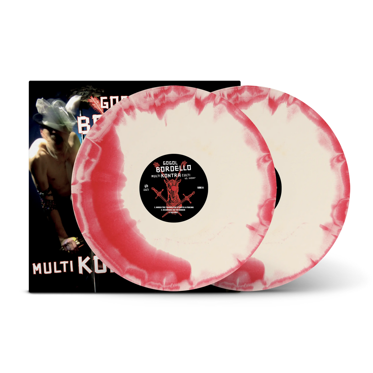 Multi Kontra Culti vs. Irony Red & White A Side / B Side Double LP