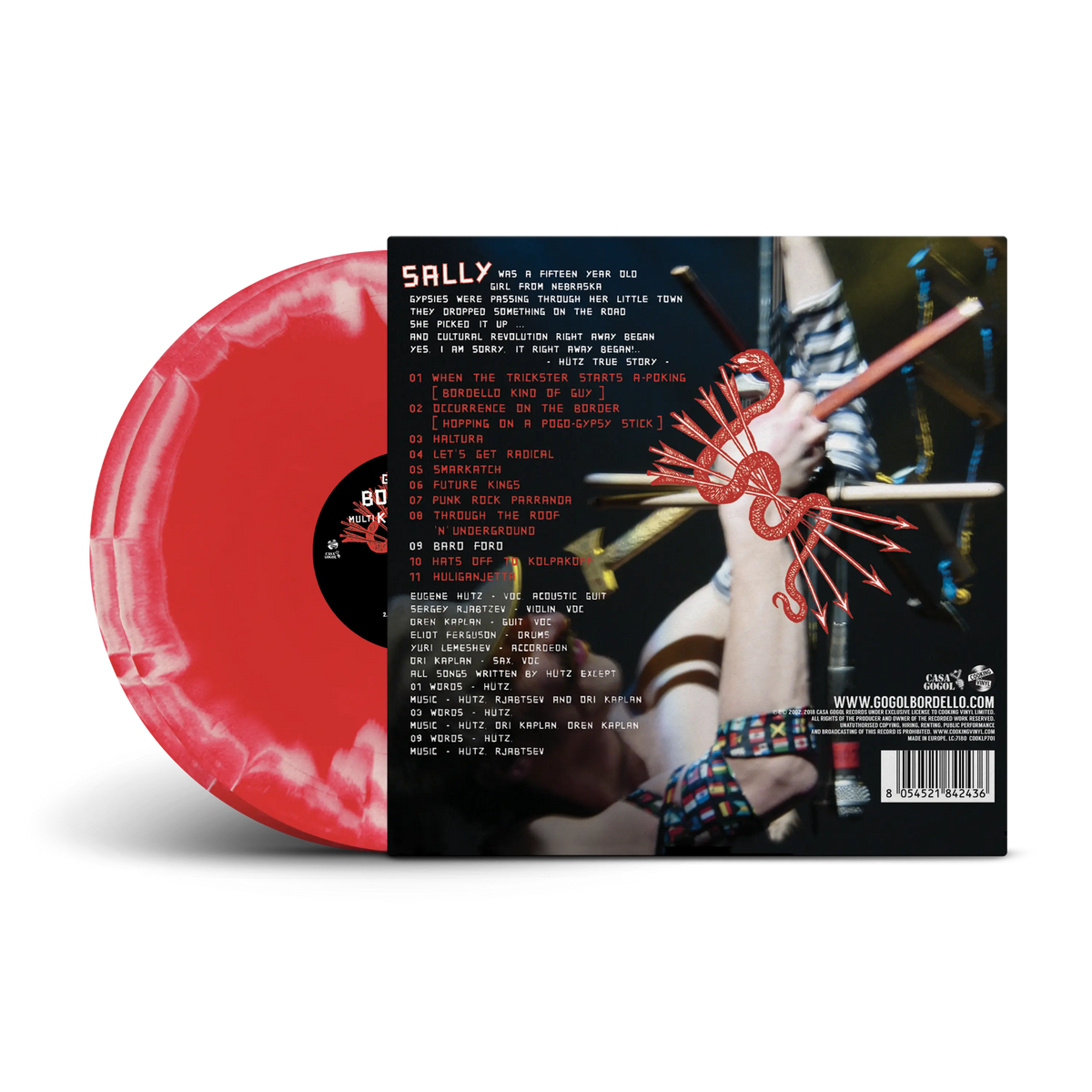 Multi Kontra Culti vs. Irony Red & White A Side / B Side Double LP
