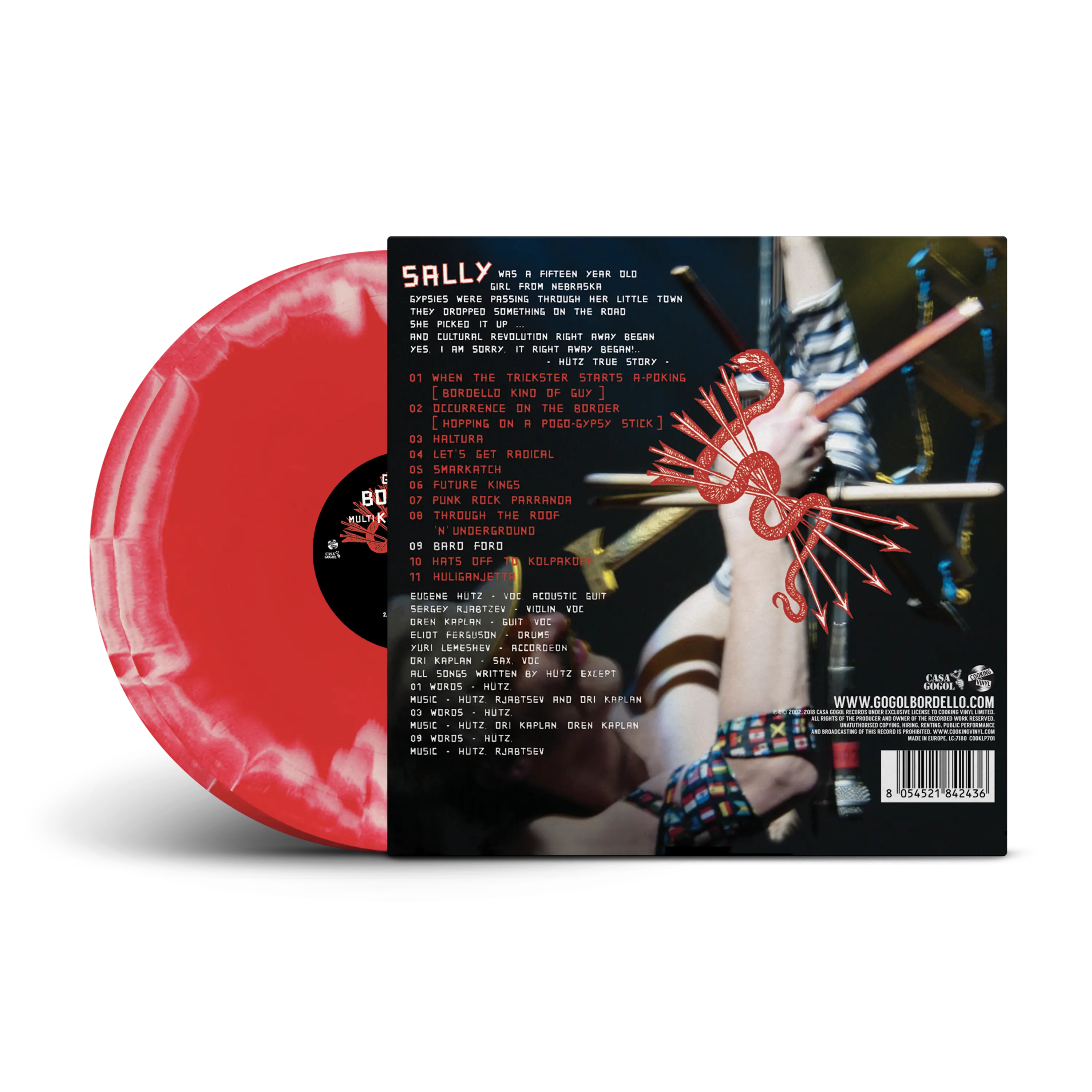 Multi Kontra Culti vs. Irony Red & White A Side / B Side Double LP