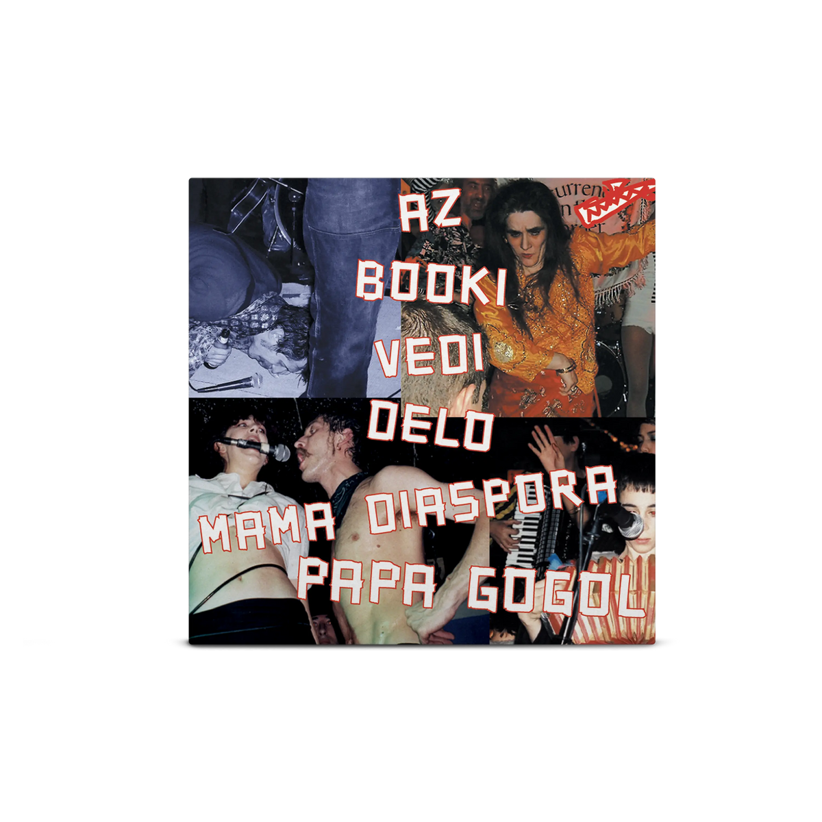 Multi Kontra Culti vs. Irony Translucent Blue & Green A/B Side Double LP