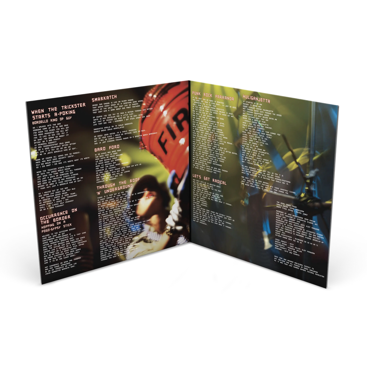 Multi Kontra Culti vs. Irony Red & White A Side / B Side Double LP