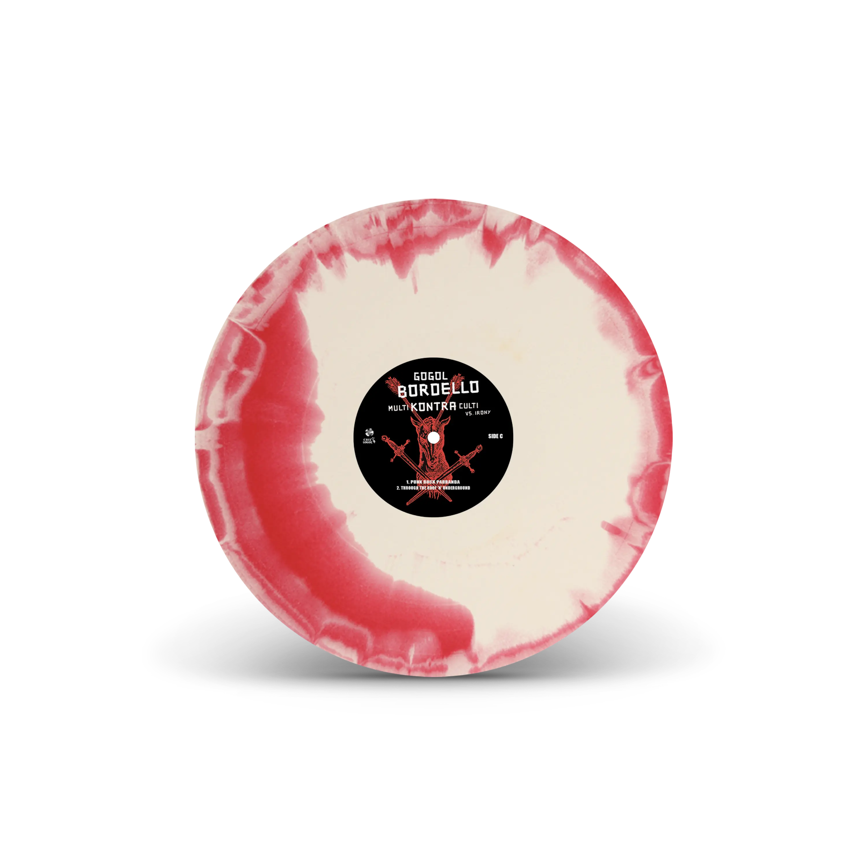 Multi Kontra Culti vs. Irony Red & White A Side / B Side Double LP