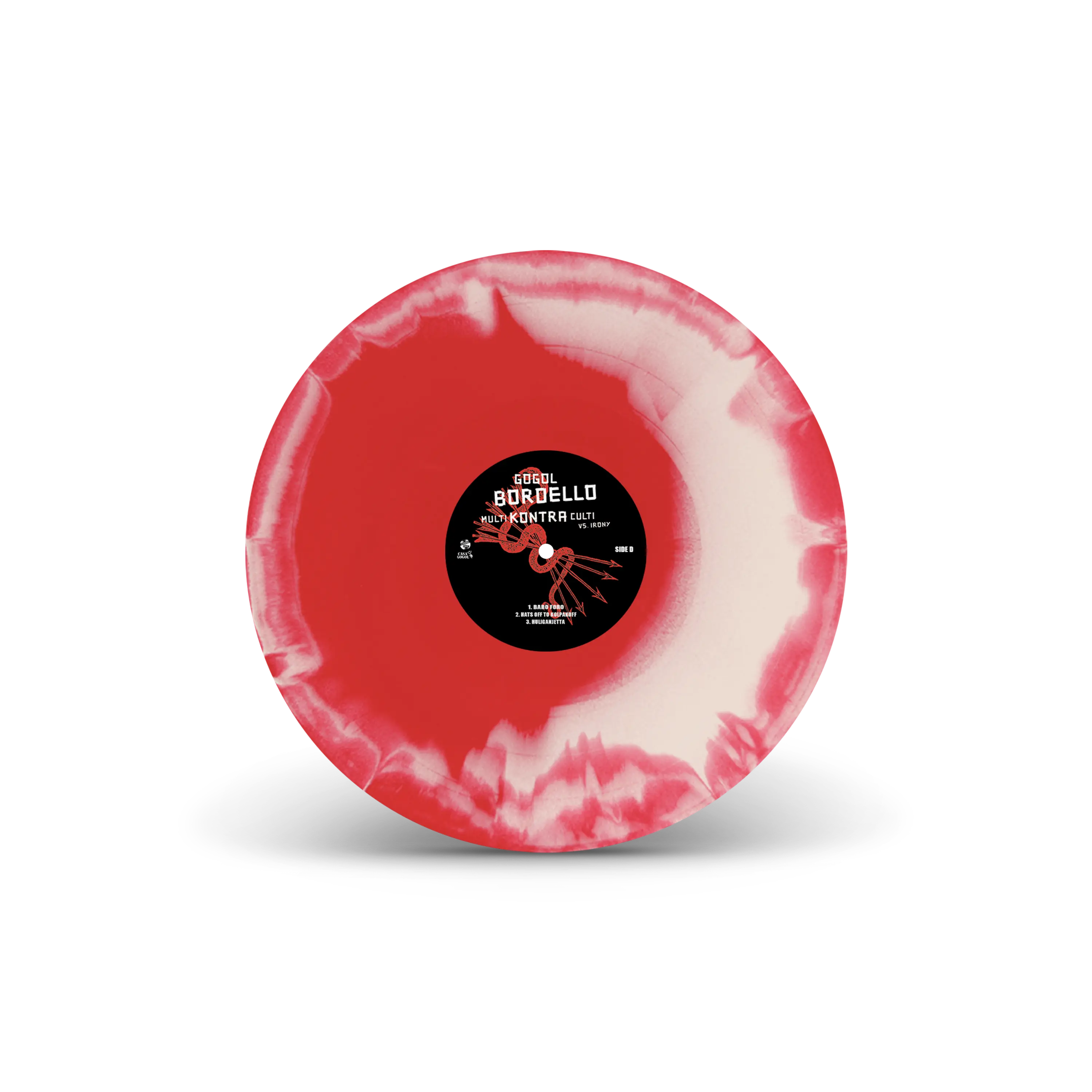 Multi Kontra Culti vs. Irony Red & White A Side / B Side Double LP 