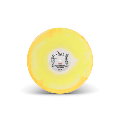 Voi-La Intruder Bone, Sunshine & Neon Orange Tri-Coloured A/B Side Double LP