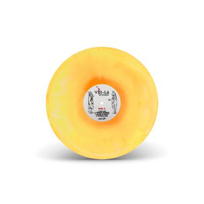 Voi-La Intruder Bone, Sunshine & Neon Orange Tri-Coloured A/B Side Double LP