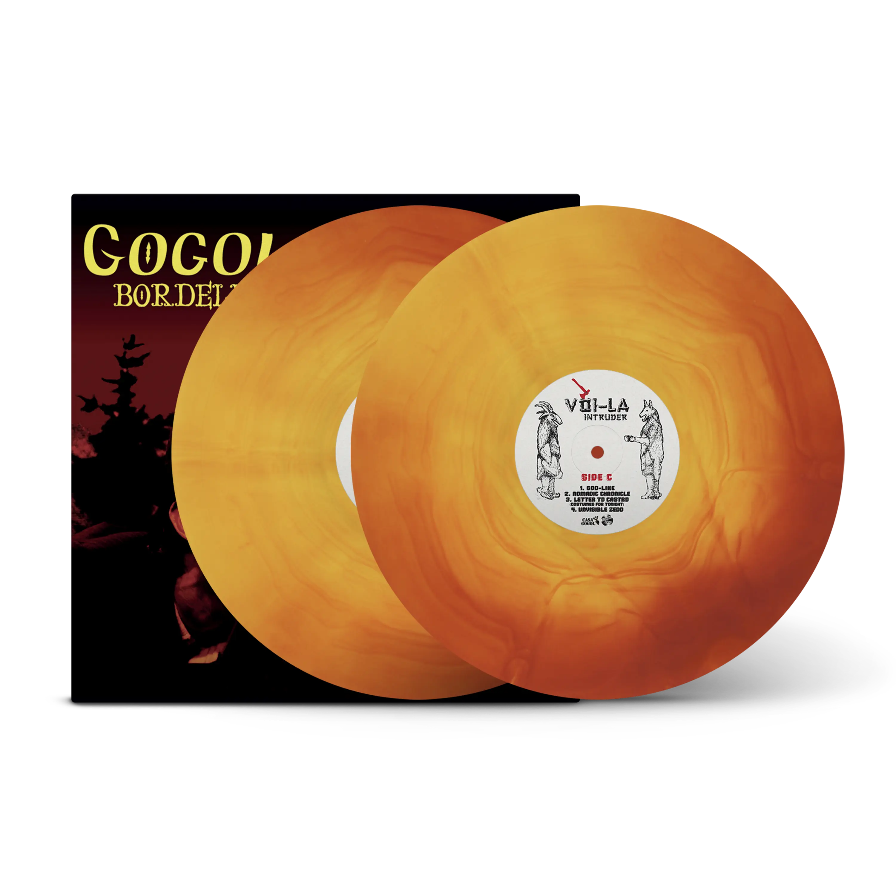 Voi-La Intruder Transparent Yellow & Oxblood Galaxy Double LP