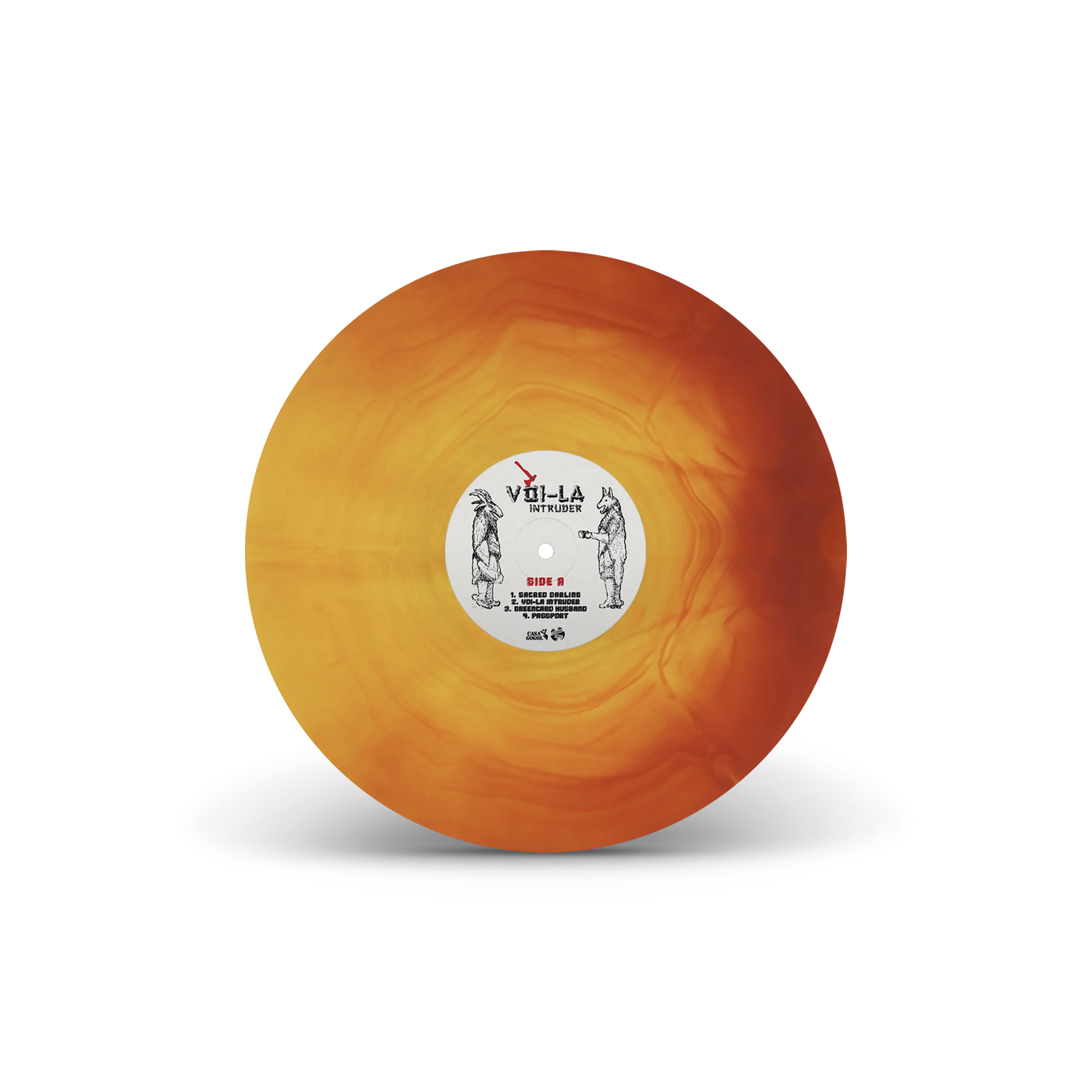 Voi-La Intruder Transparent Yellow & Oxblood Galaxy Double LP