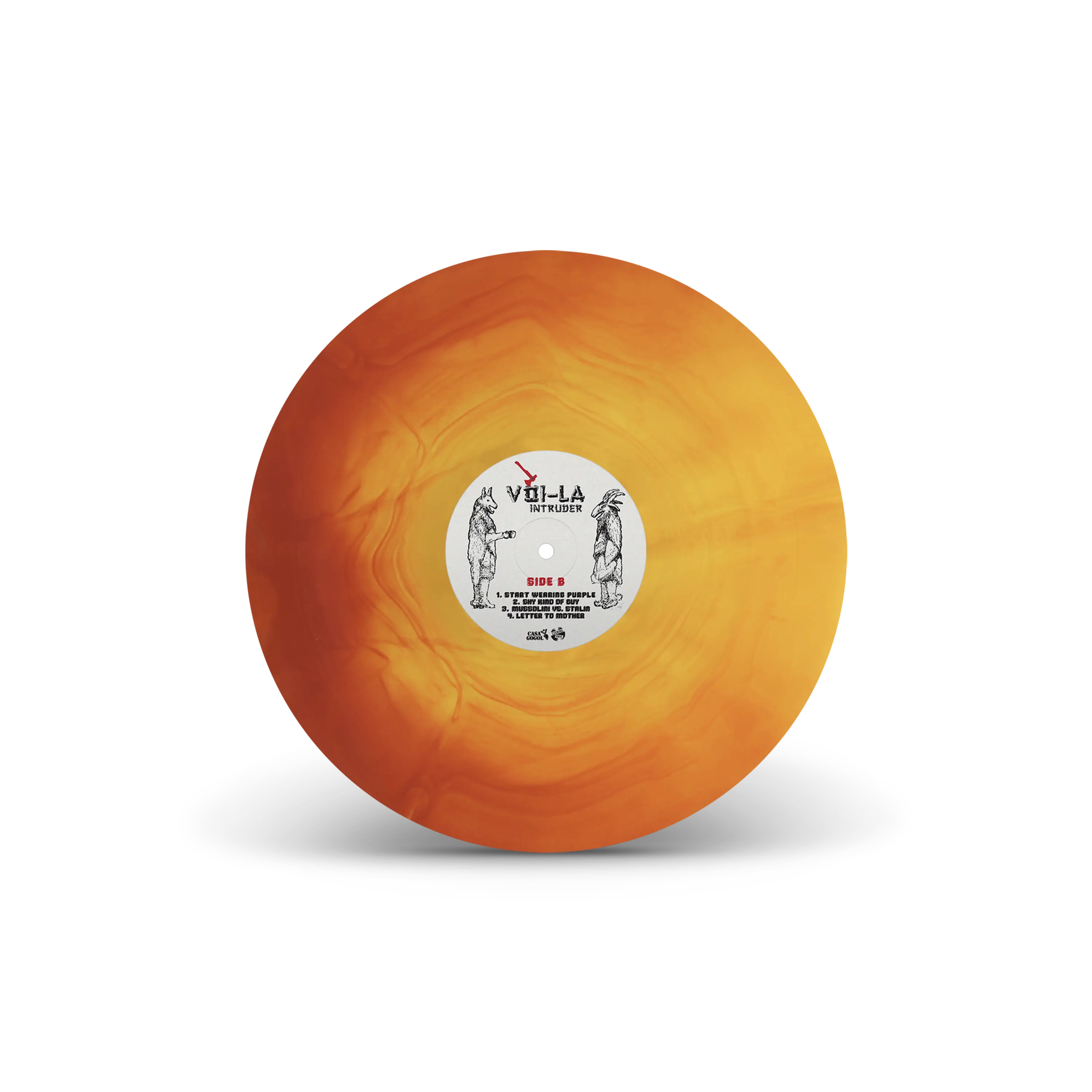Voi-La Intruder Transparent Yellow & Oxblood Galaxy Double LP