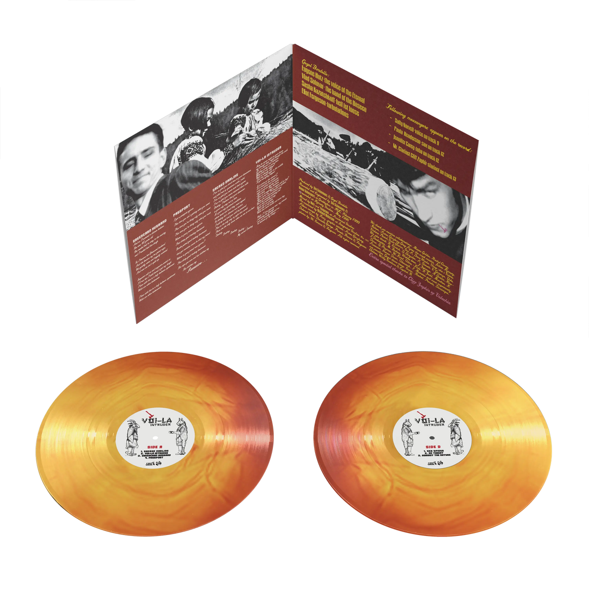Voi-La Intruder Transparent Yellow & Oxblood Galaxy Double LP