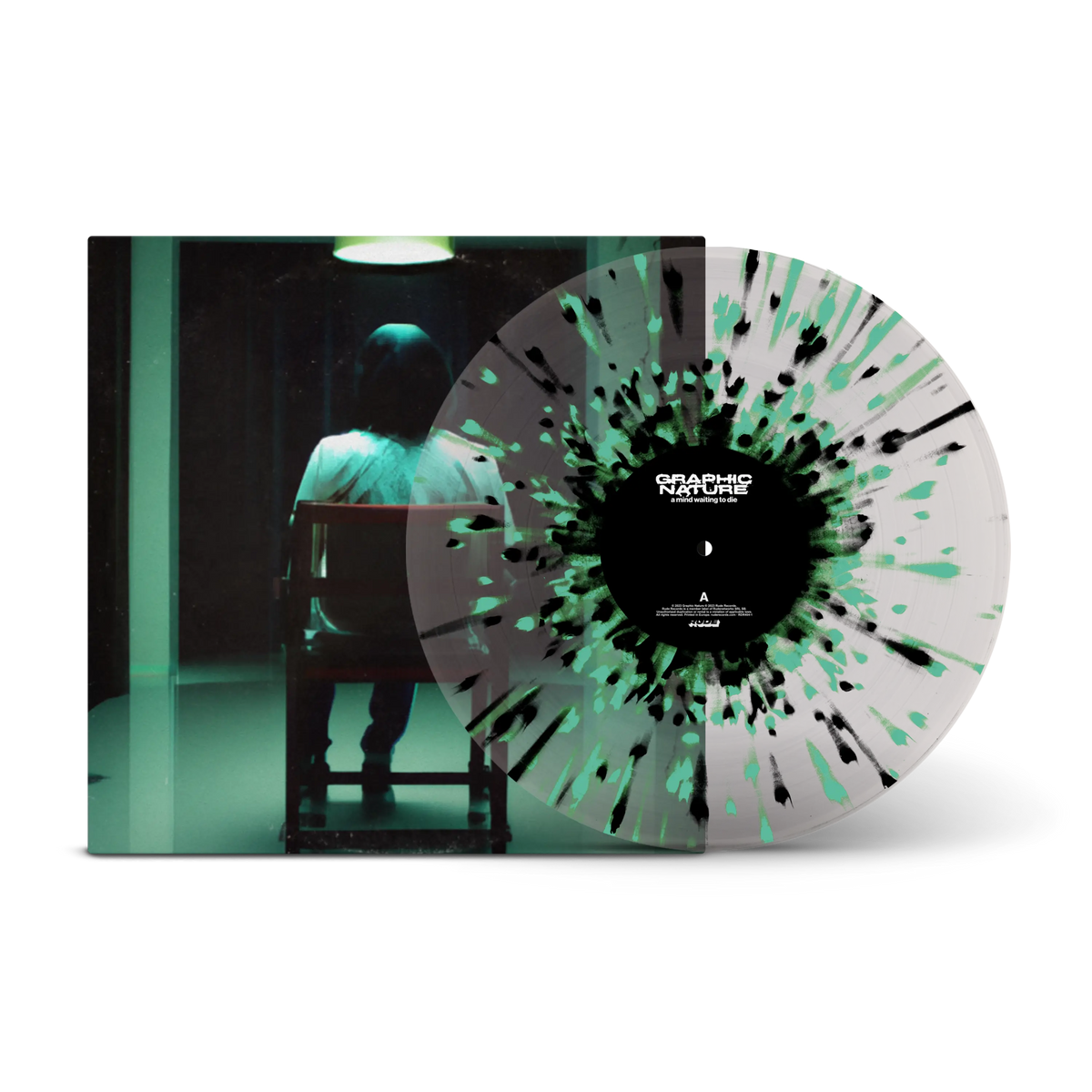 A Mind Waiting To Die Transparent with Black & Green Splatter LP