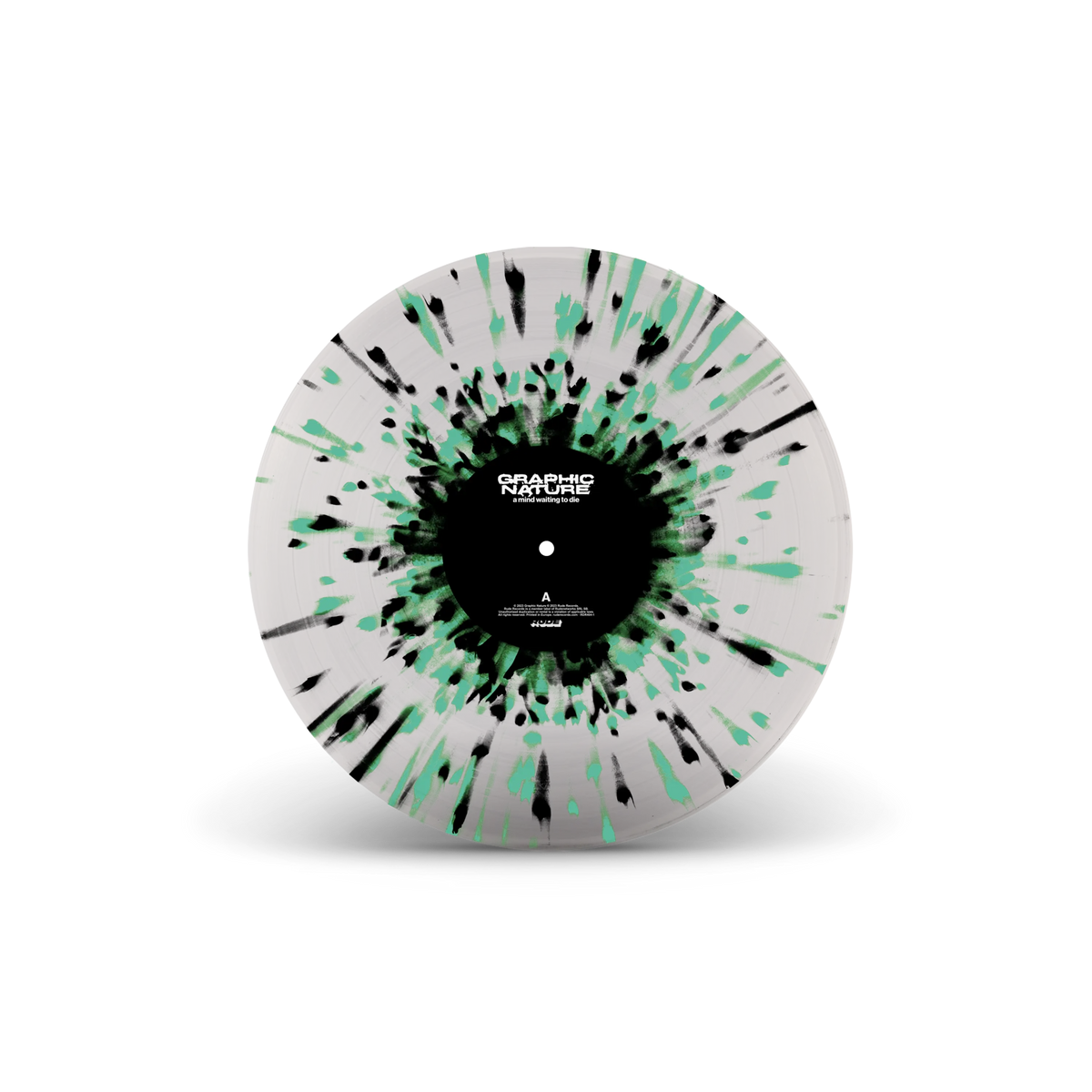 A Mind Waiting To Die Transparent with Black & Green Splatter LP