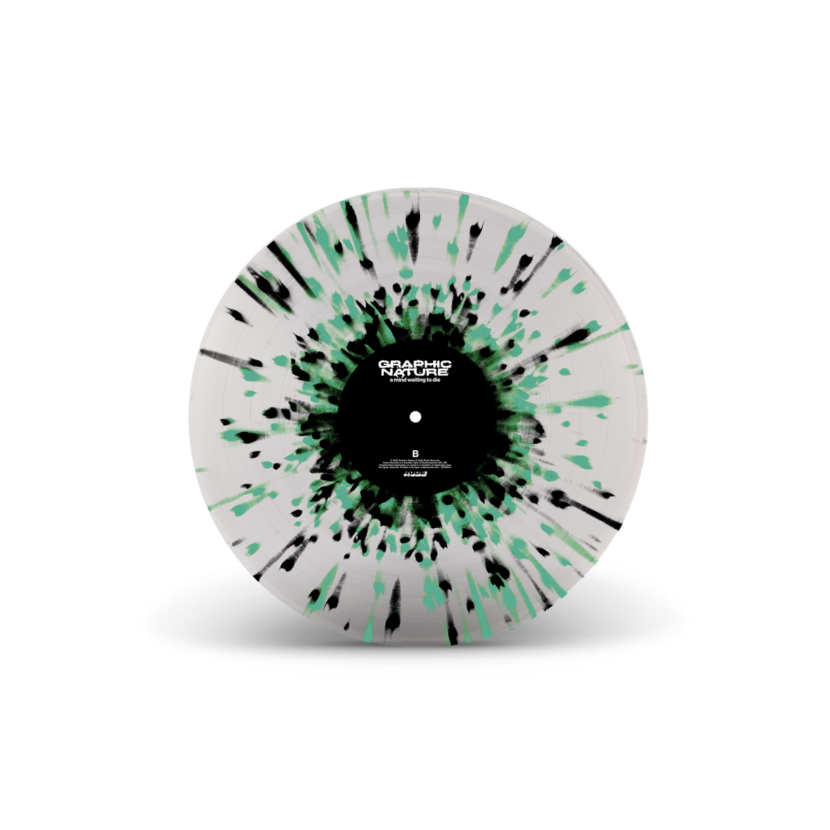 A Mind Waiting To Die Transparent with Black & Green Splatter LP