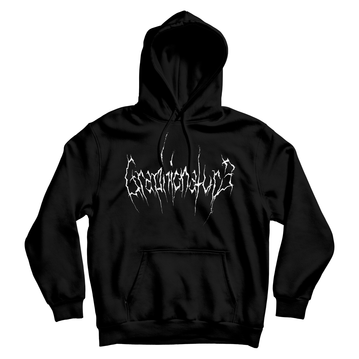 Graphic Nature Logo Black Hoodie