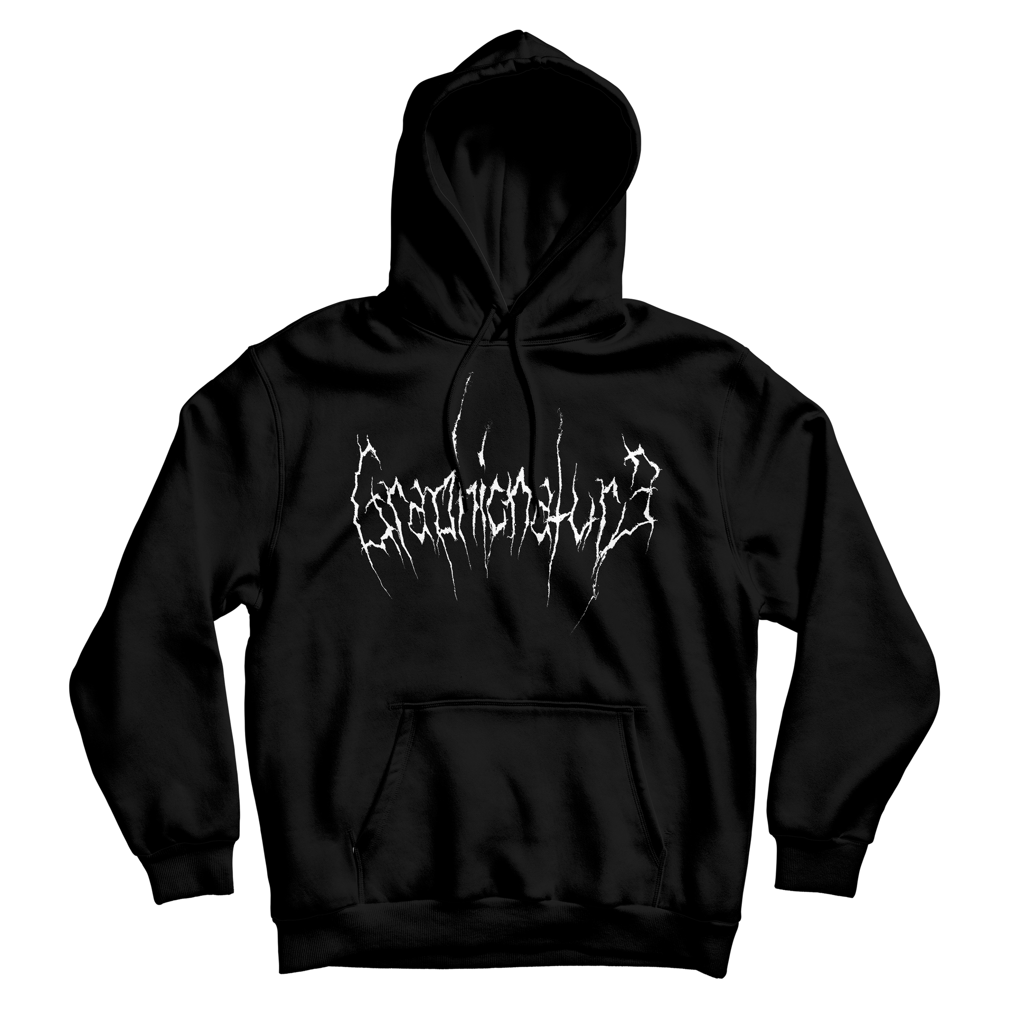 Graphic Nature Logo Black Hoodie