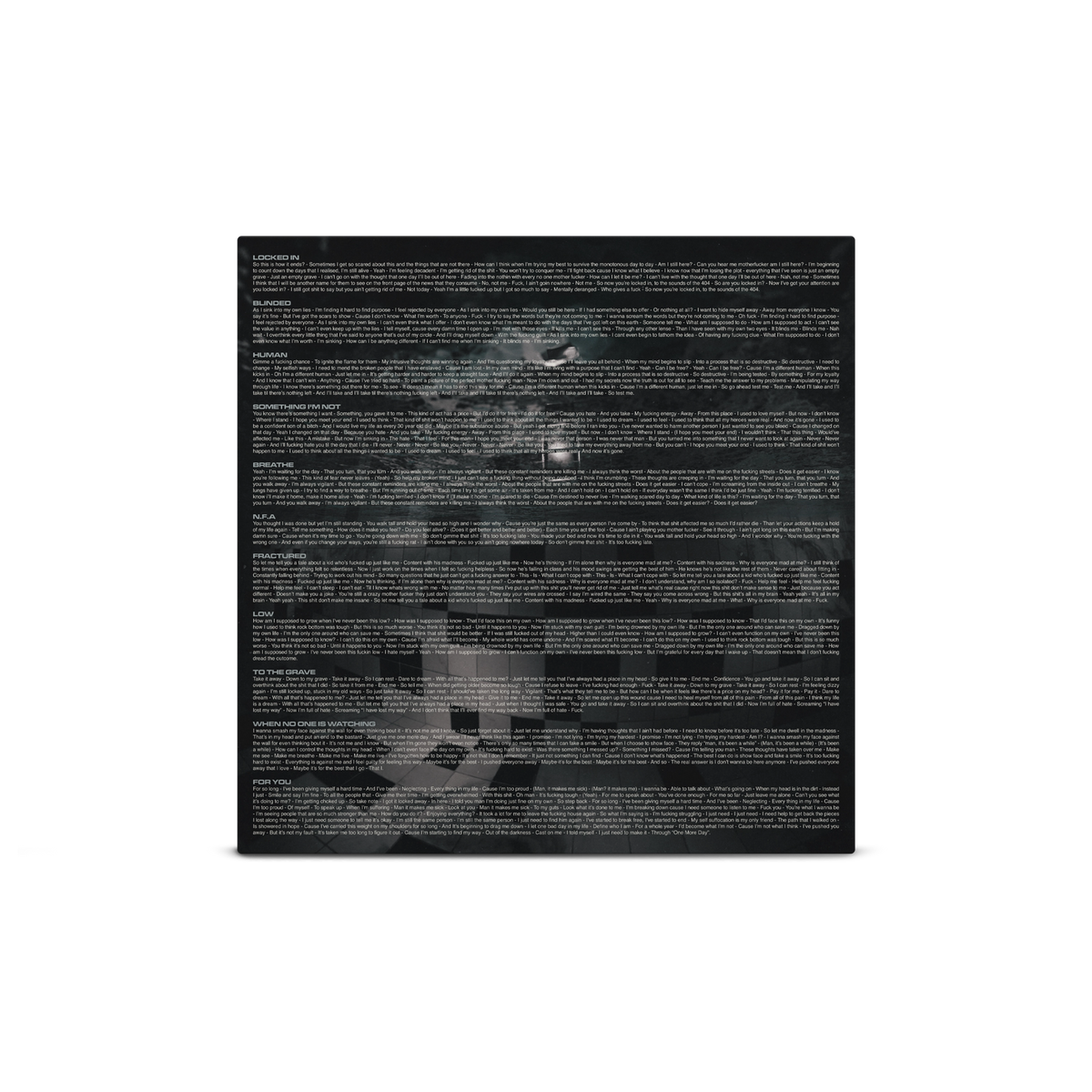Who Are You When No One Is Watching? Black LP