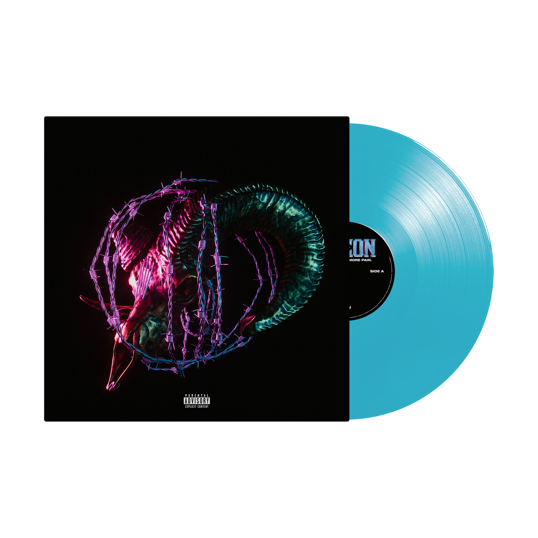 MORE POWER. MORE PAIN. Turquoise Vinyl LP