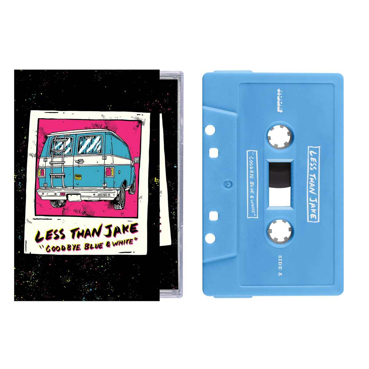Goodbye Blue And White Cassette with Alternate Artwork O-Card (Forever Version)