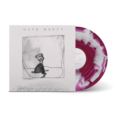 The Earth Pushed Back Transparent Magenta & Solid Bone A Side / B Side LP