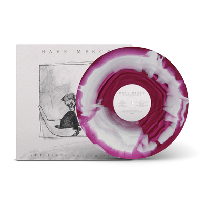The Earth Pushed Back Transparent Magenta & Solid Bone A Side / B Side LP