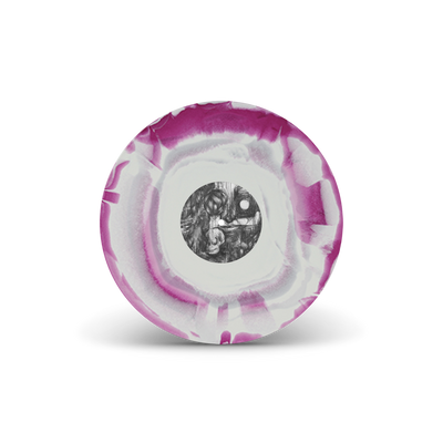 The Earth Pushed Back Transparent Magenta & Solid Bone A Side / B Side LP