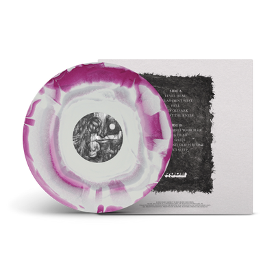 The Earth Pushed Back Transparent Magenta & Solid Bone A Side / B Side LP