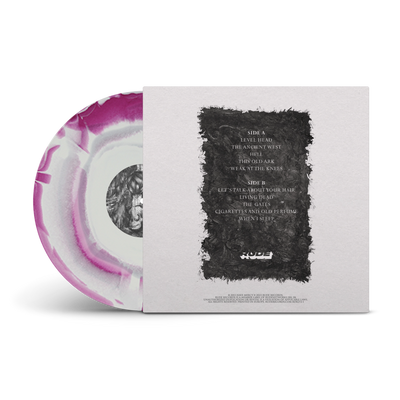 The Earth Pushed Back Transparent Magenta & Solid Bone A Side / B Side LP