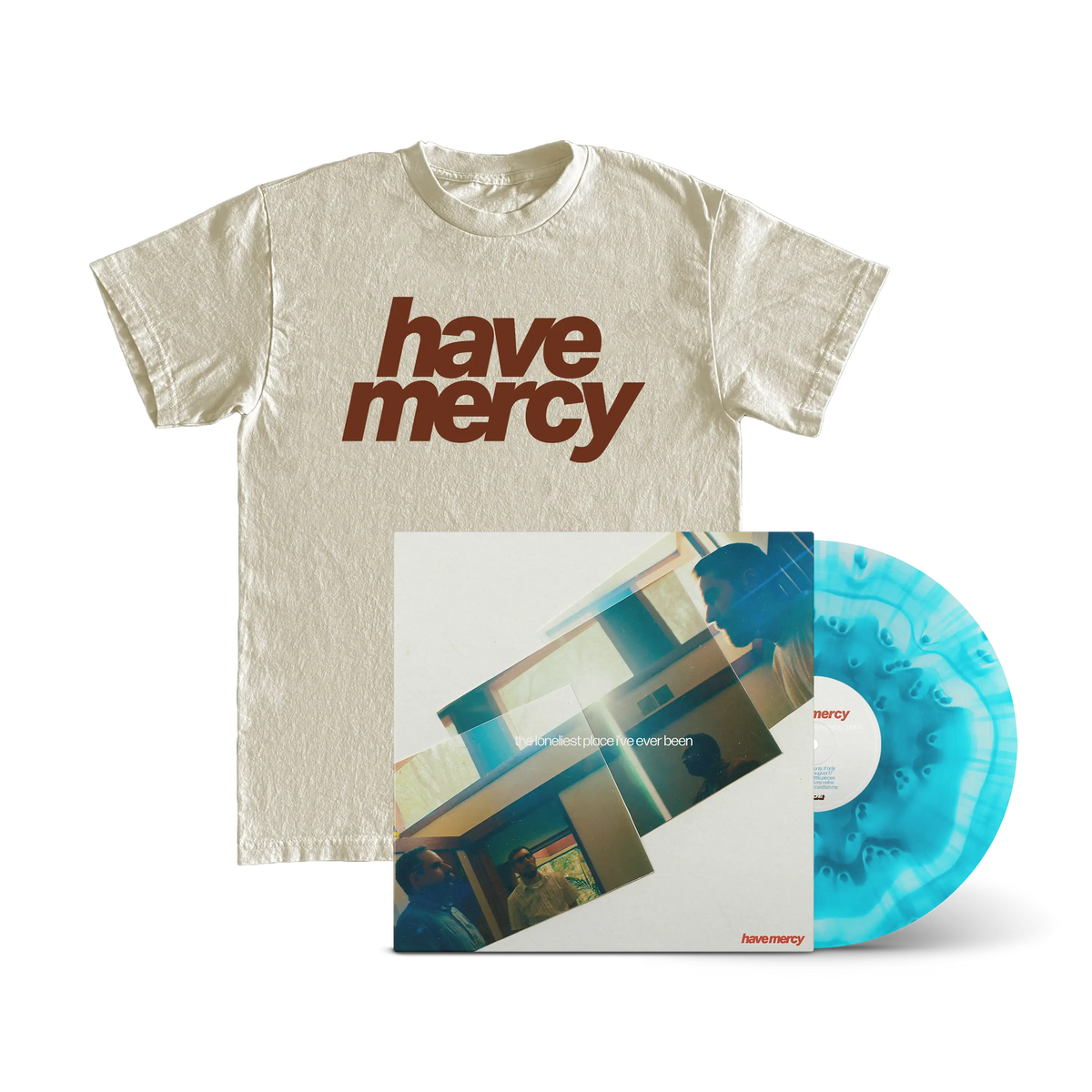 the loneliest place i've ever been Vinyl + Tee Bundle