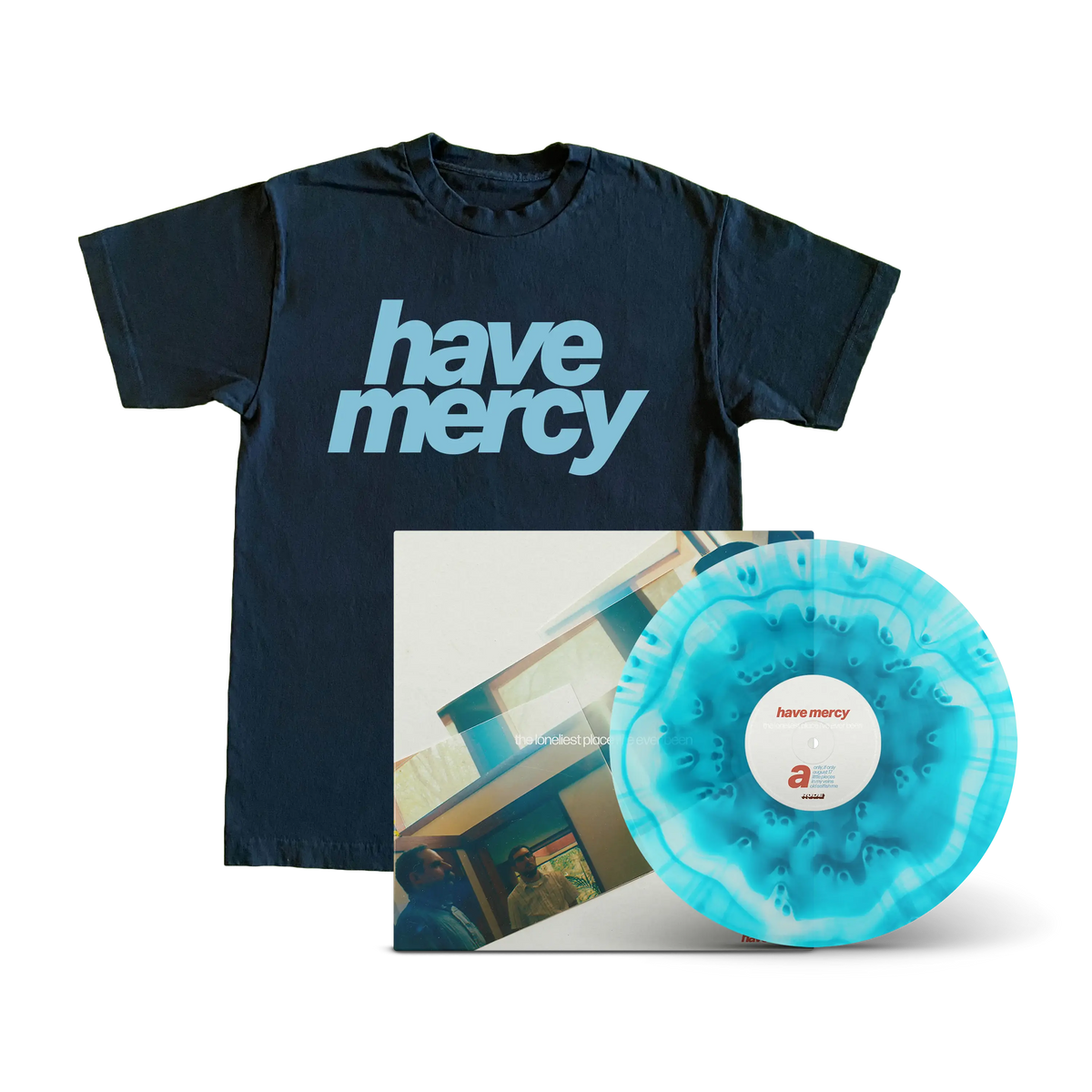 the loneliest place i've ever been Vinyl + Tee Bundle