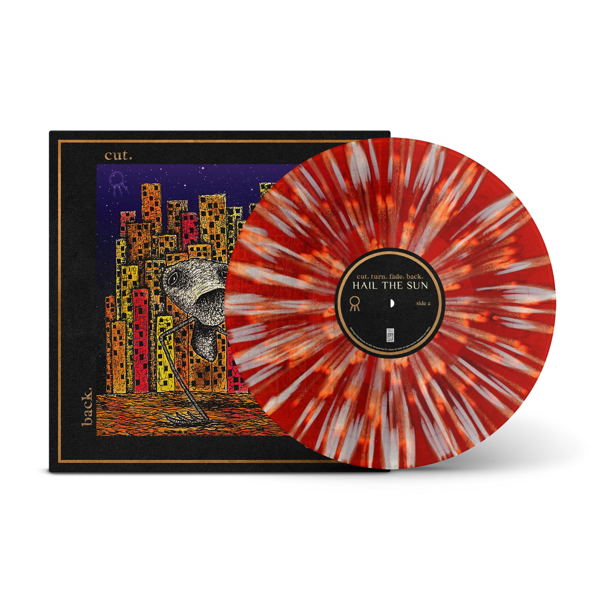 cut. turn. fade. back Red, Black, Dahlia Insomnia LP