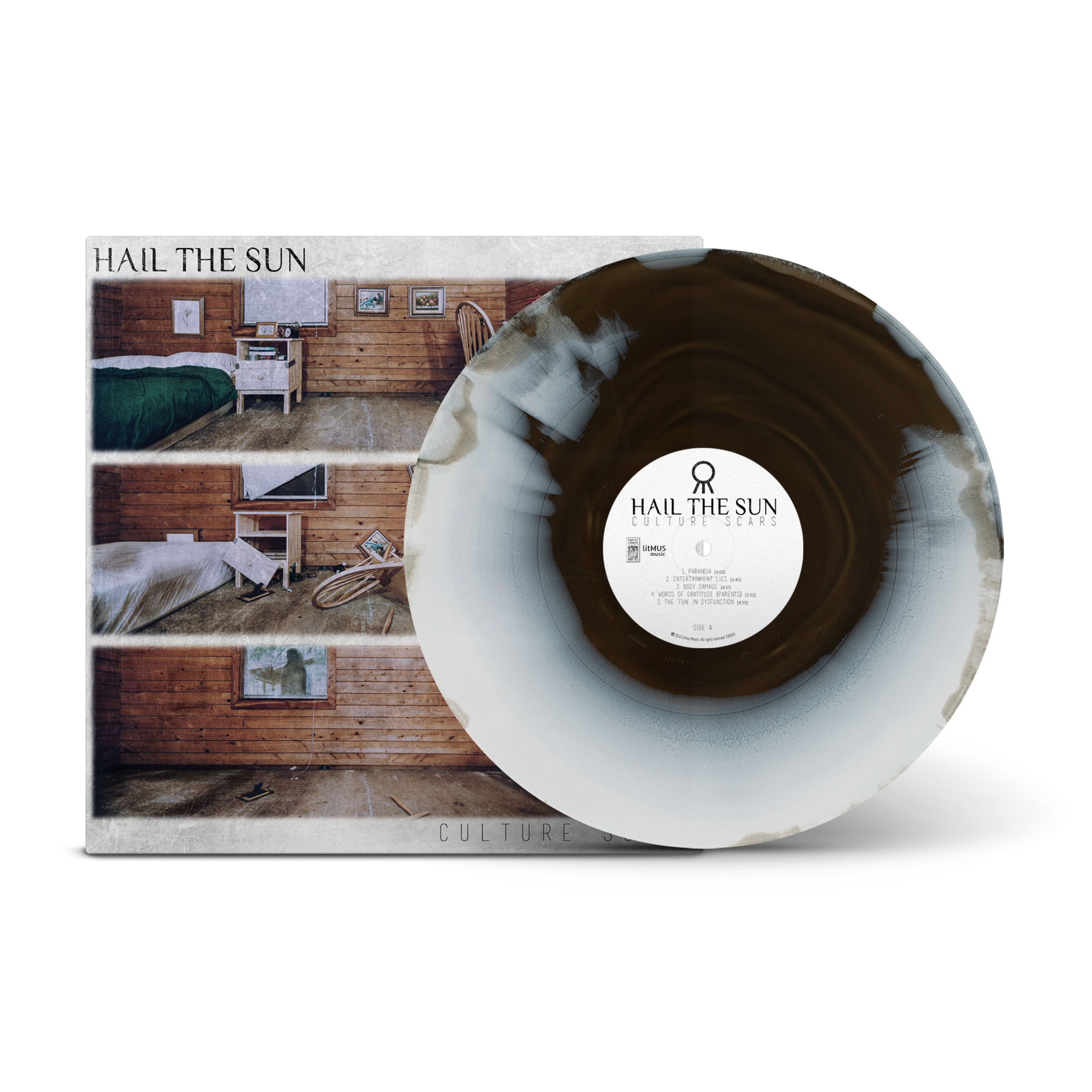 Culture Scars Black Ice & White A/B Side LP – Rude Records Shop