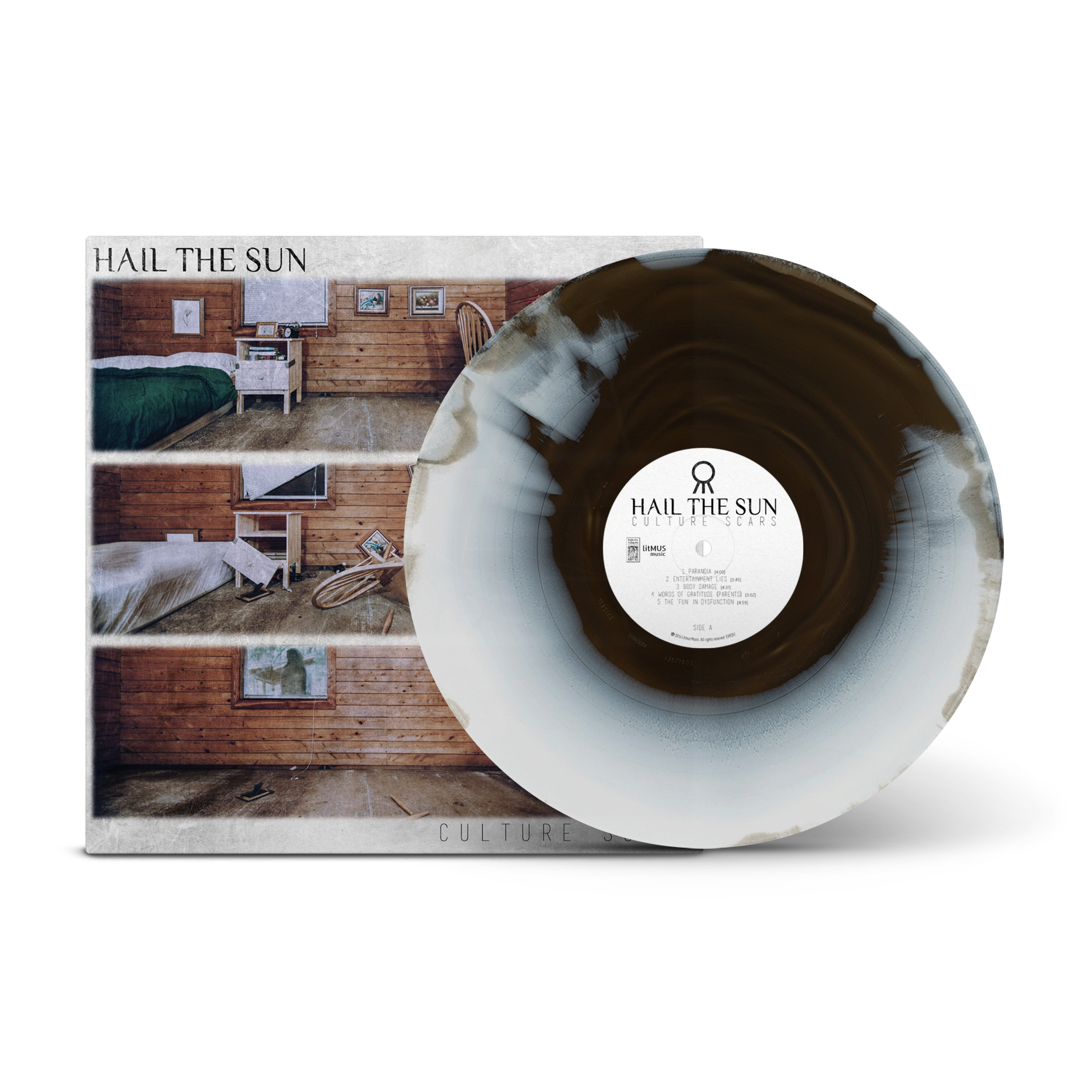 Culture Scars Black Ice & White A/B Side LP – Rude Records Shop