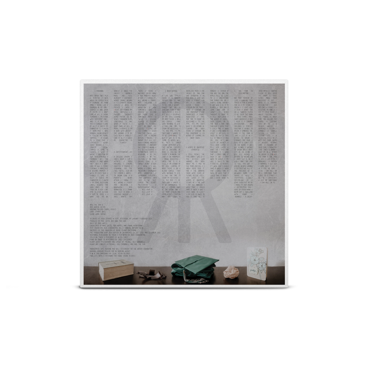 Culture Scars Black Ice & White A/B Side LP