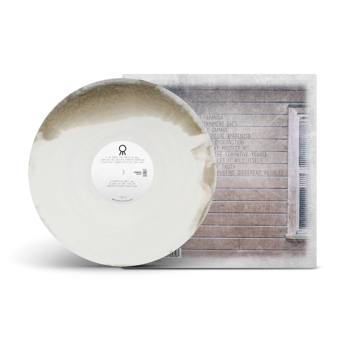 Culture Scars Black Ice & White A/B Side LP