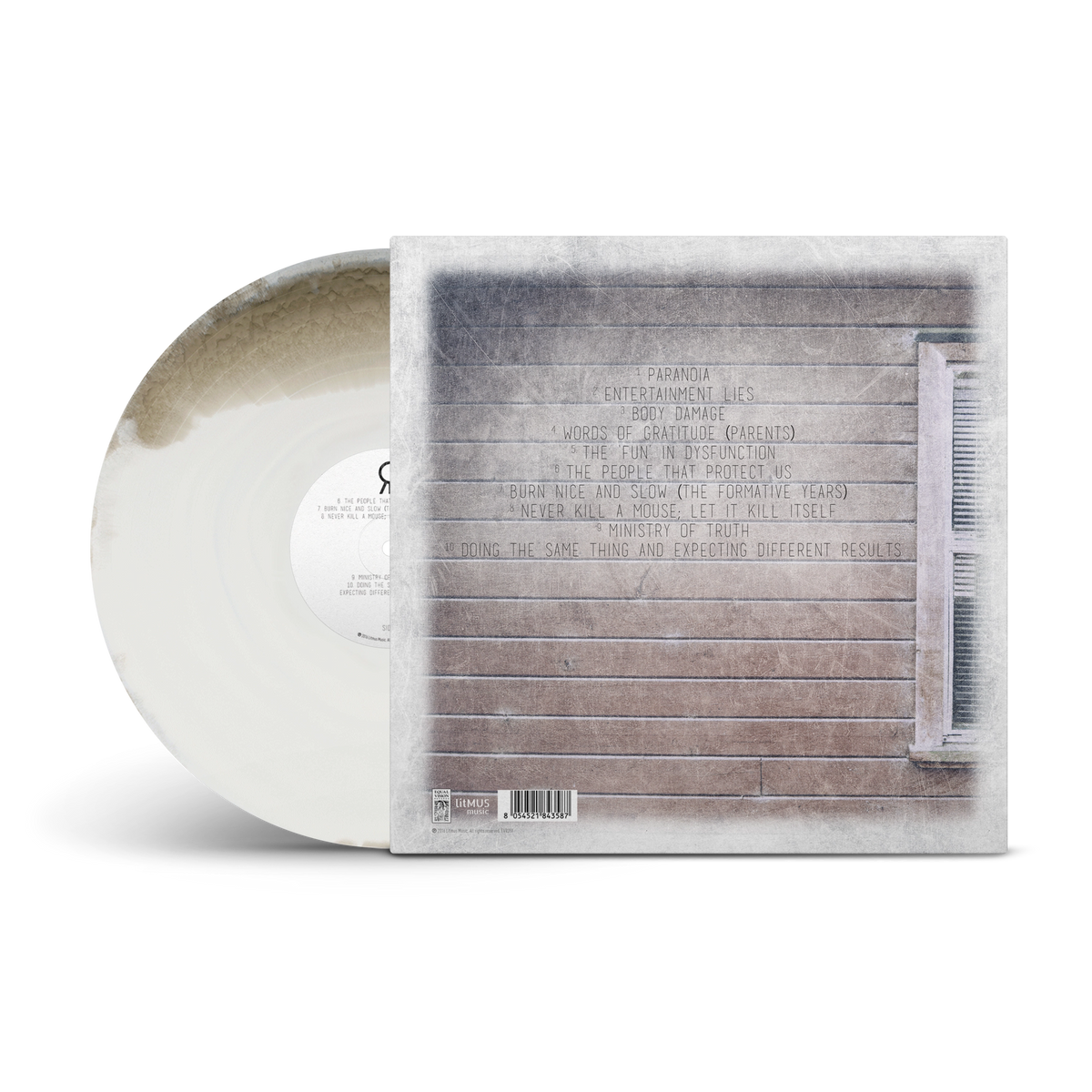 Culture Scars Black Ice & White A/B Side LP