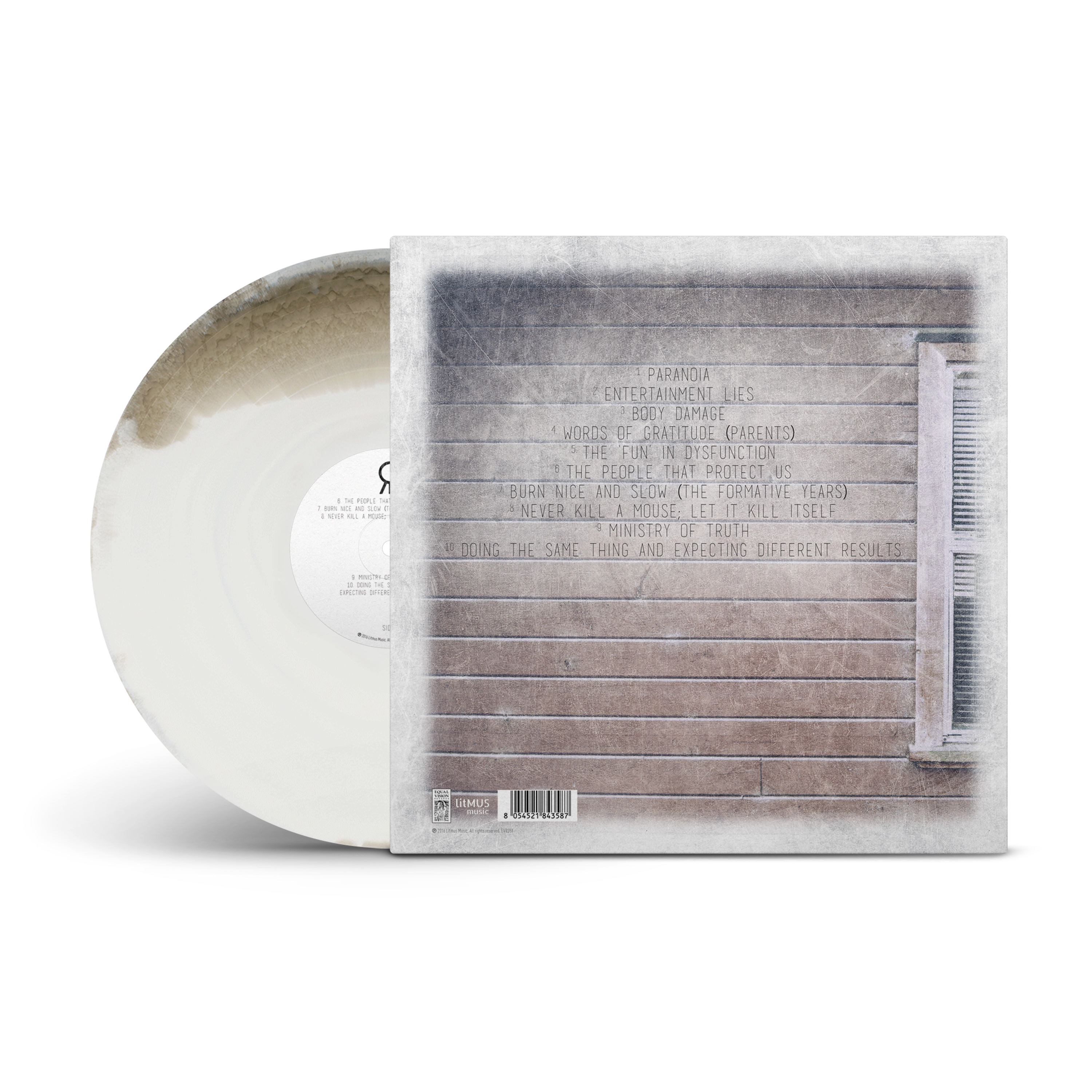 Culture Scars Black Ice & White A/B Side LP – Rude Records Shop